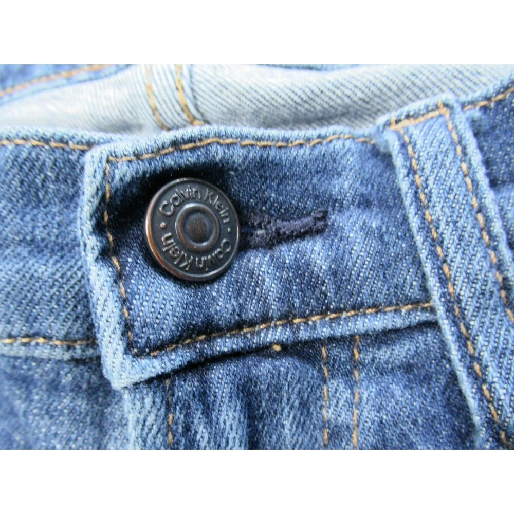 Calvin Klein Jeans Men's 29x30 (Actual 27x27.5 ) Standard Straight Leg Blue